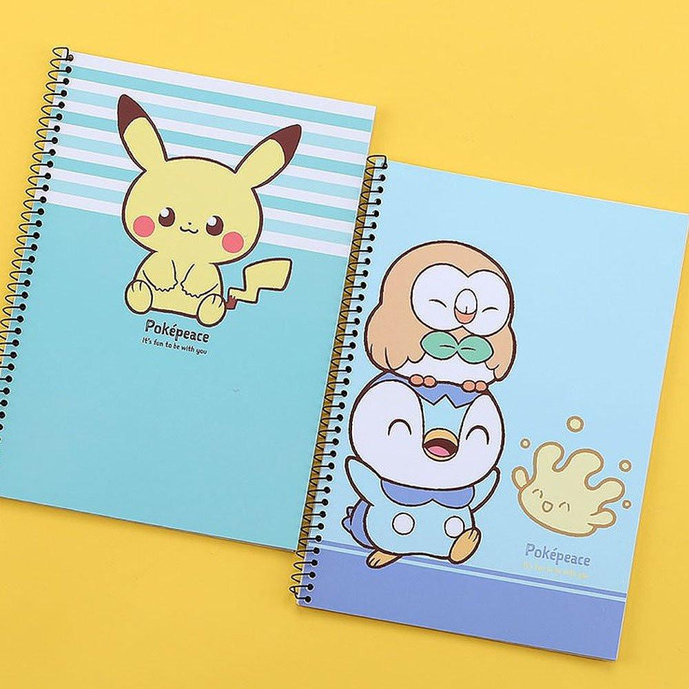Pokemon Blank Unruled Notebook