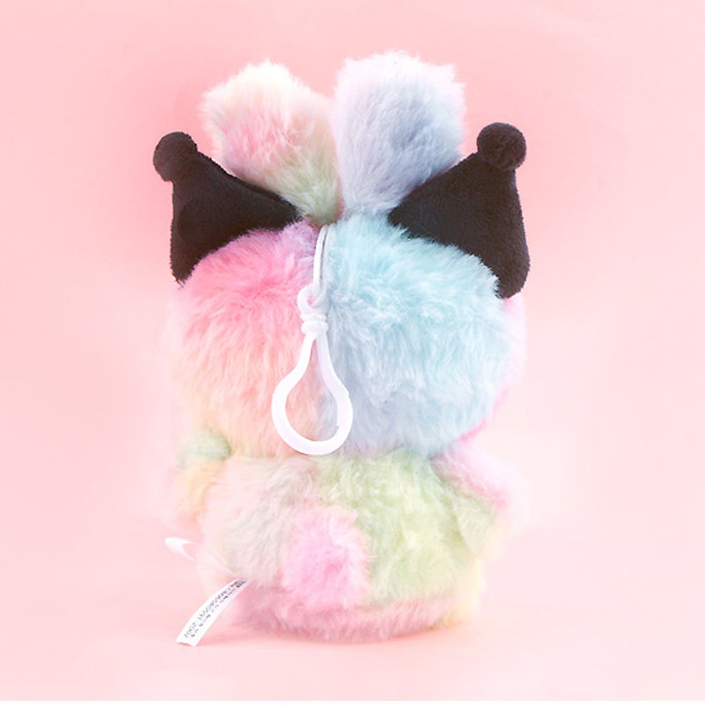 Sanrio Kuromi Rainbow Clip-On Plush