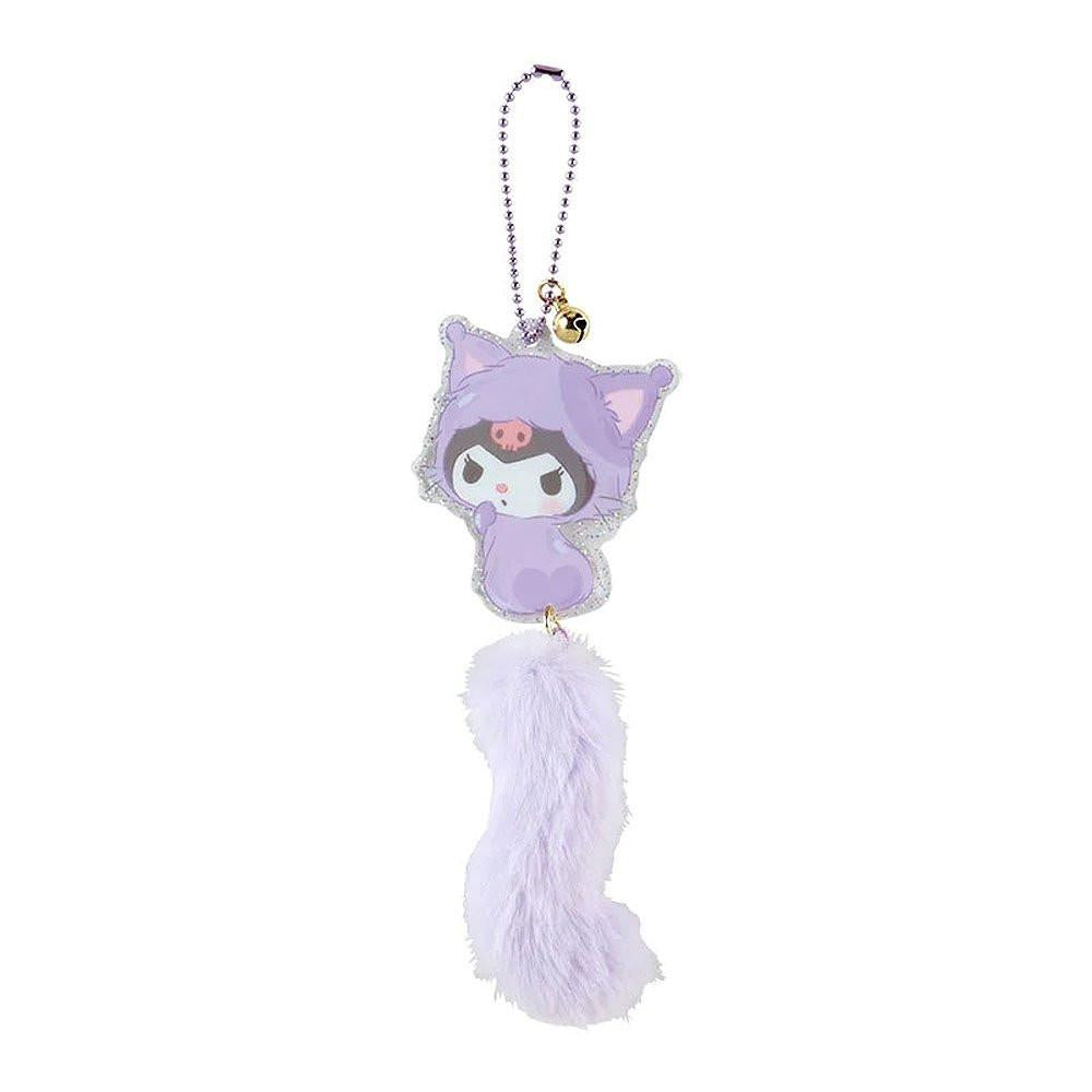 Sanrio Cat Acrylic Fur Tail Keyring