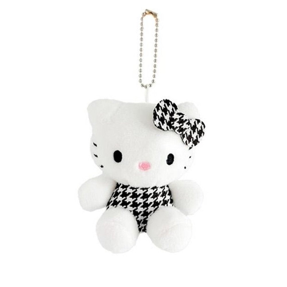 Sanrio Hello Kitty Pattern Plush Mascot Clip-on Keychain