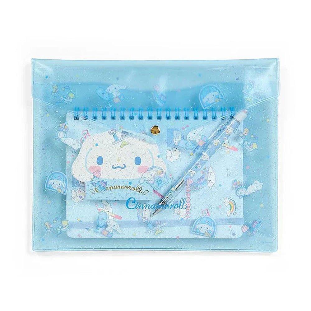 Cinnamoroll PVC Glitter Flat Pouch