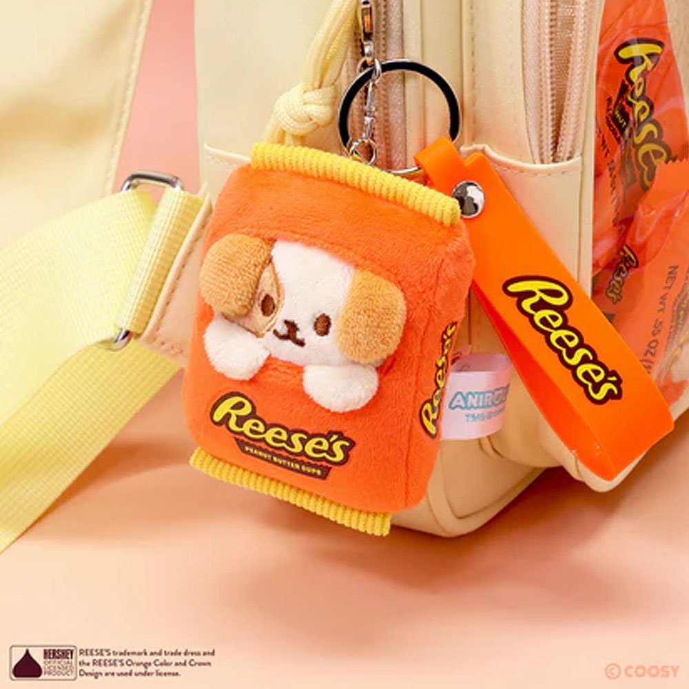 Anirollz x Reese's Puppiroll Plush Strap Charm Keychain