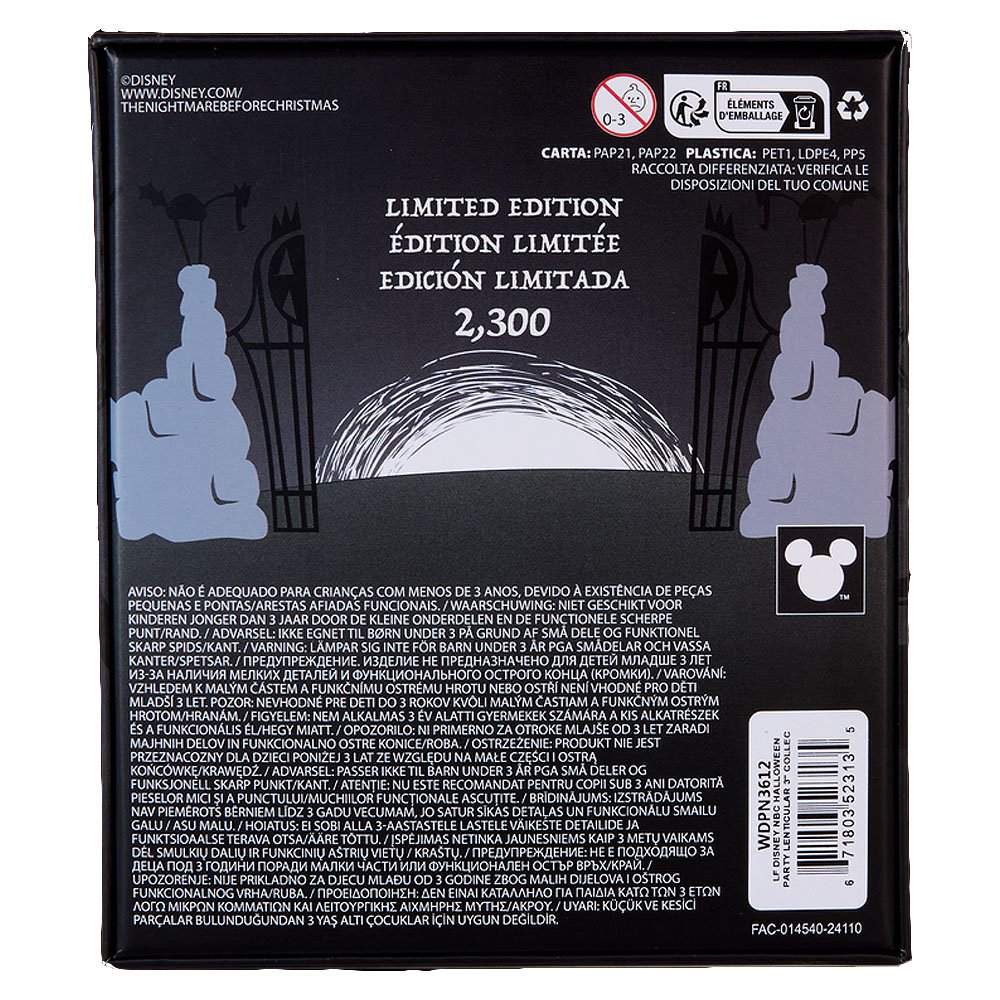 Loungefly x The Nightmare Before Christmas Mayor-Mobile 3" Collector Box Lenticular Pin