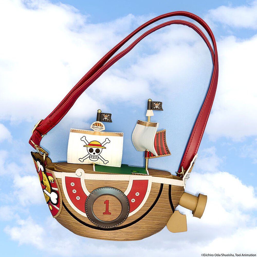 Loungefly x One Piece Thousand Sunny Ship Figural Crossbody Bag