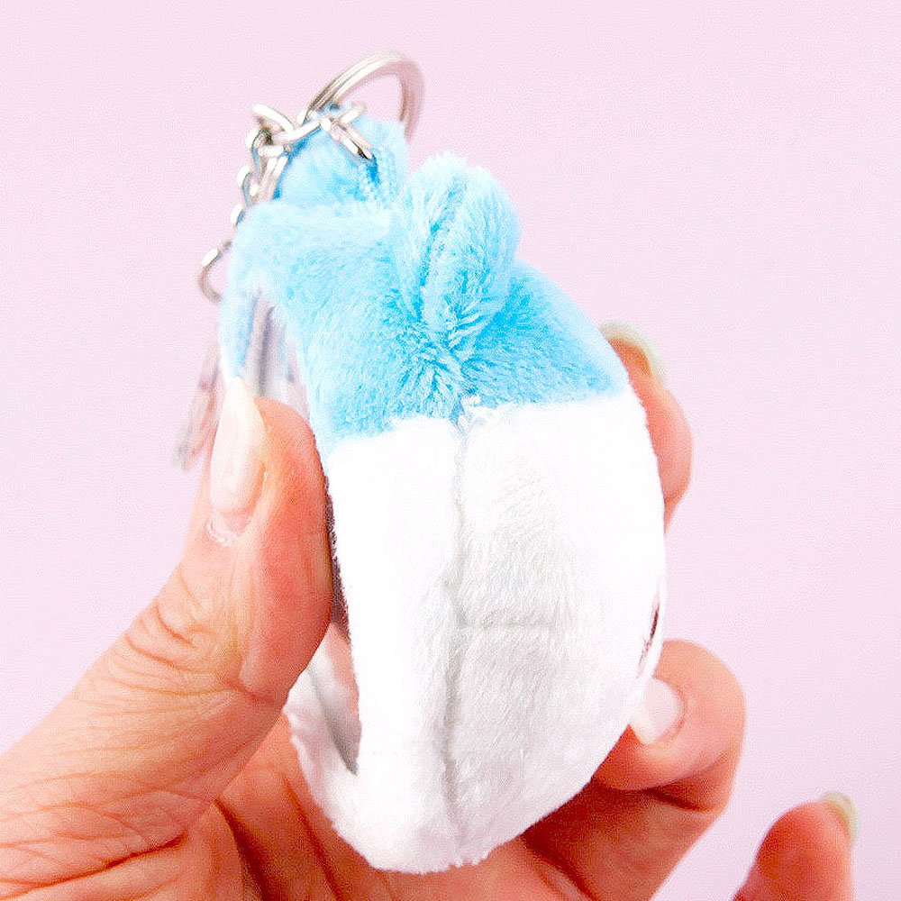 Chiikawa and Hachiware Plush Mirror Keychain