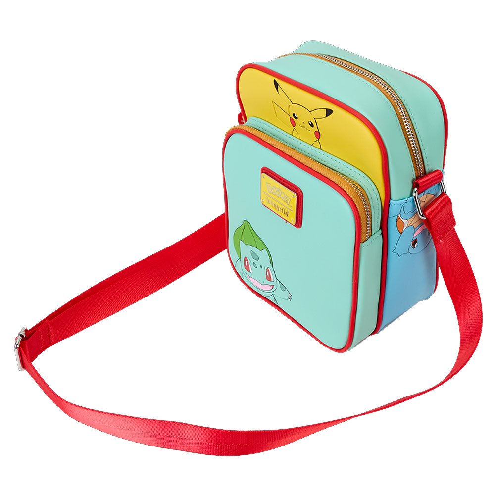 Loungefly x Pokémon Color Block Starters Crossbody Bag