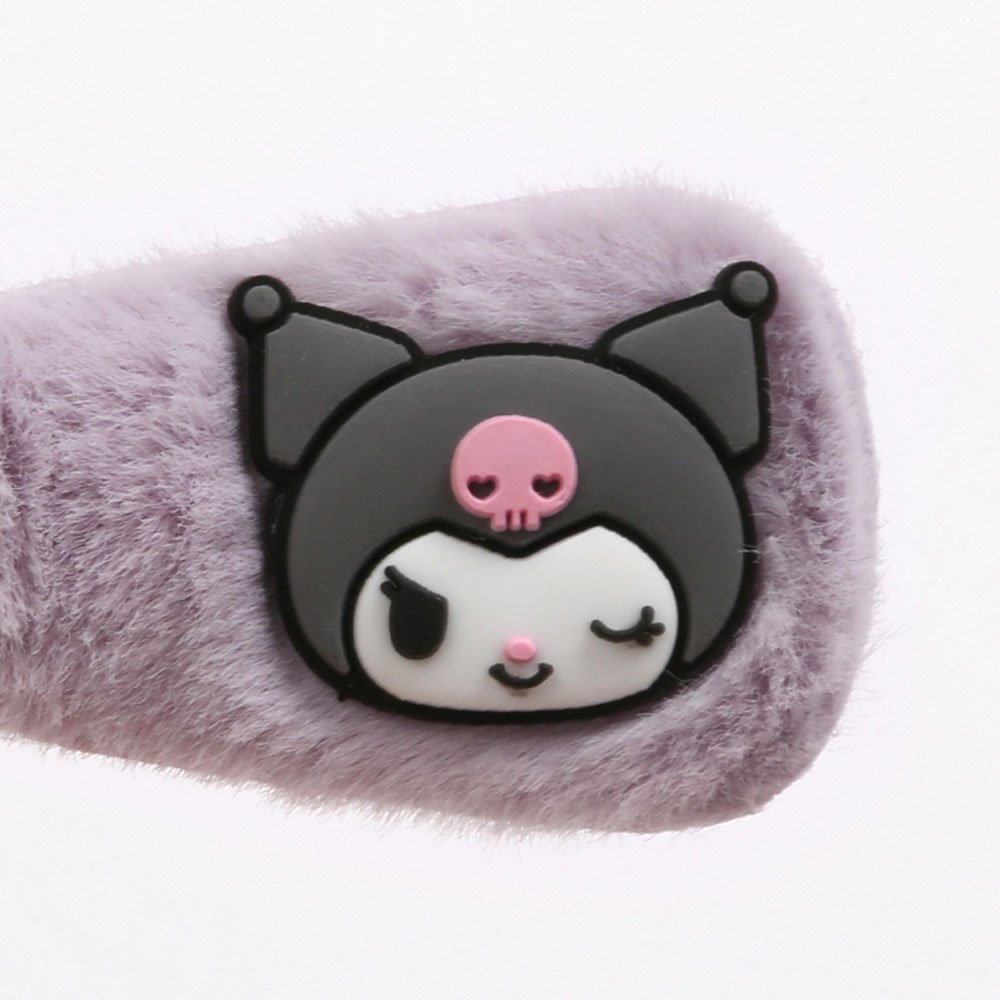 Sanrio Kuromi Furry Hair Pins