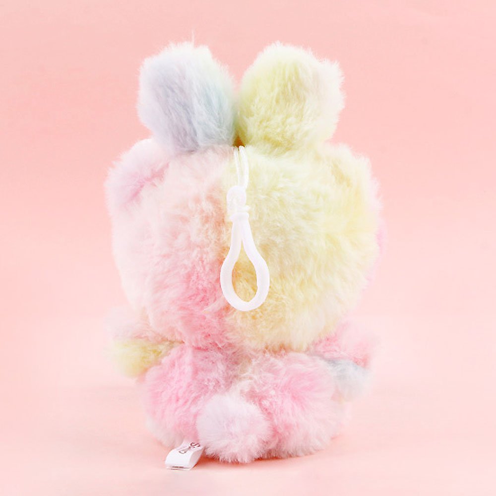 Sanrio Hello Kitty Rainbow Clip-On Plush