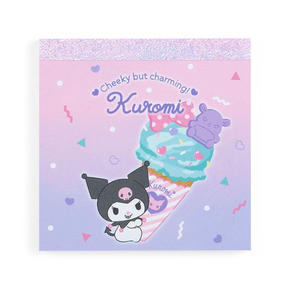 Kuromi Memo Pad :Ice Cream Party
