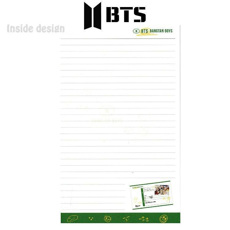 KPOP BTS Photo College Ruled Notebook