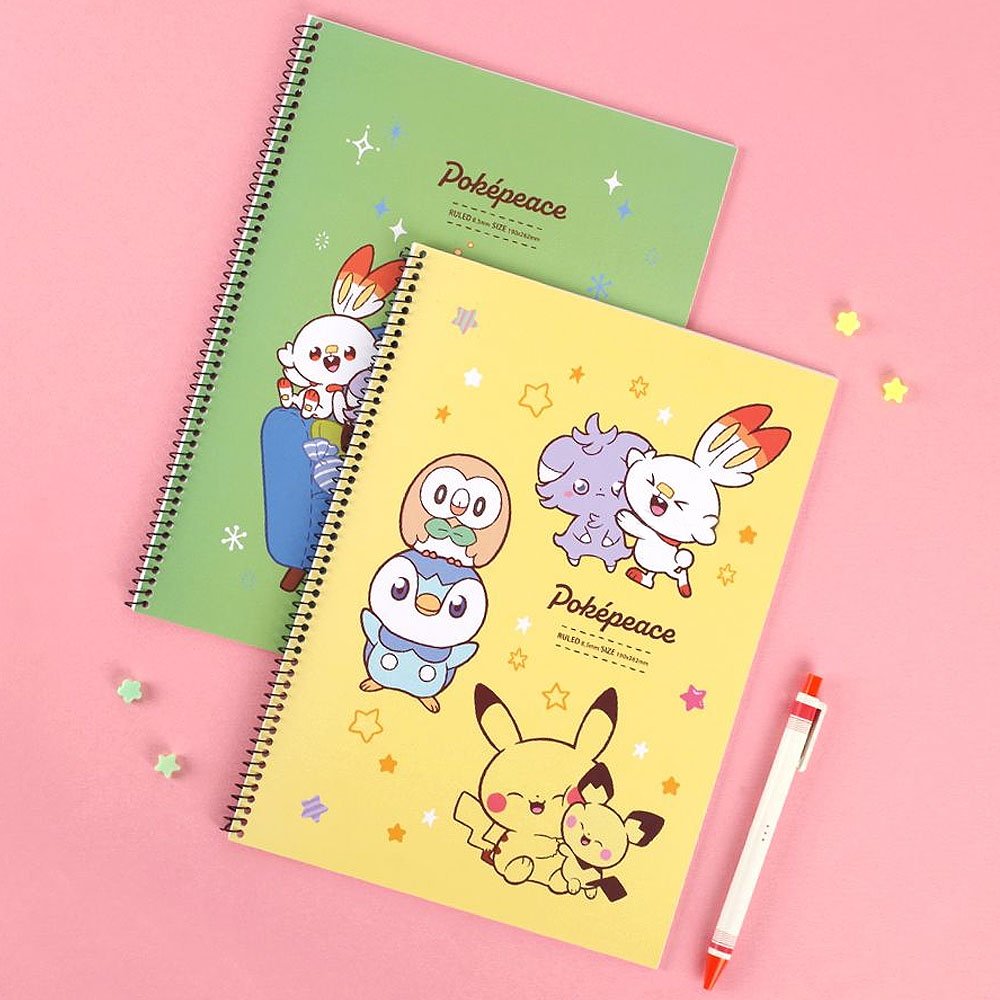 Pokemon Spring Notebook B5
