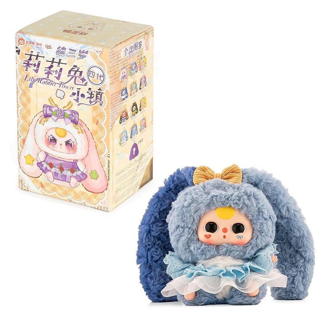 Baby Three Lily Rabbit Town V4 Series Plush Bag Charm Blind Box