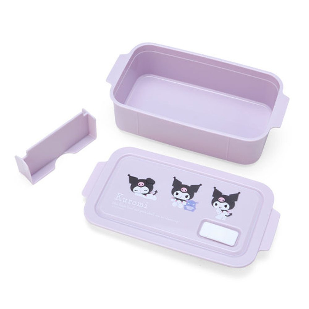 Kuromi Bento Box & Chopsticks & Spoon with Case Set