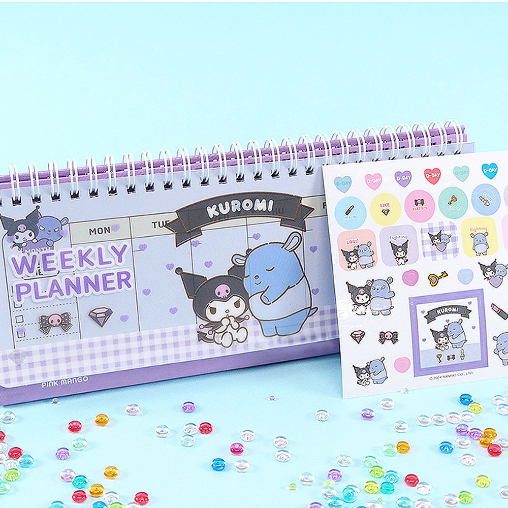Sanrio Kuromi Standing Weekly Planner