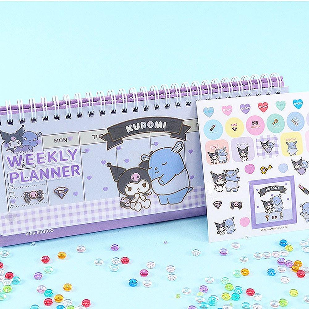 Sanrio Kuromi Standing Weekly Planner