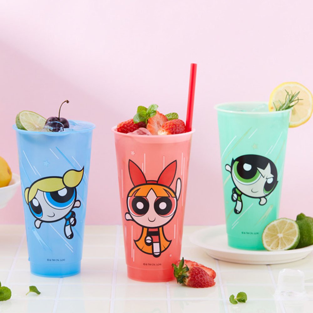 Powerpuff Girls Reusable Cold Cups Set