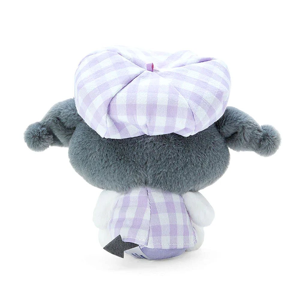 Kuromi Gingham Casquette Mascot Clip-On Plush