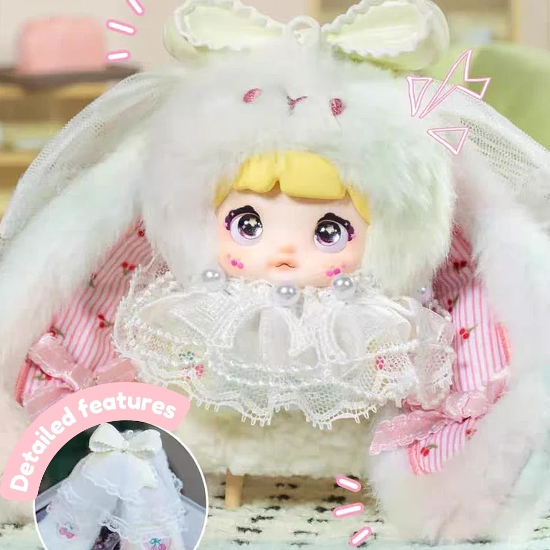 Nommi Sweetheart Bunny Series Plush Bag Charm Blind Box