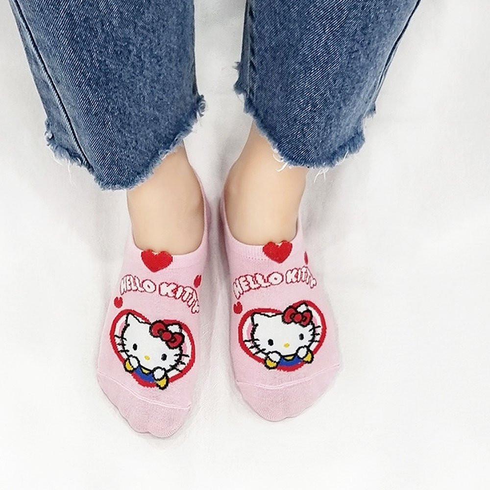 Sanrio Characters Heart No Show Socks