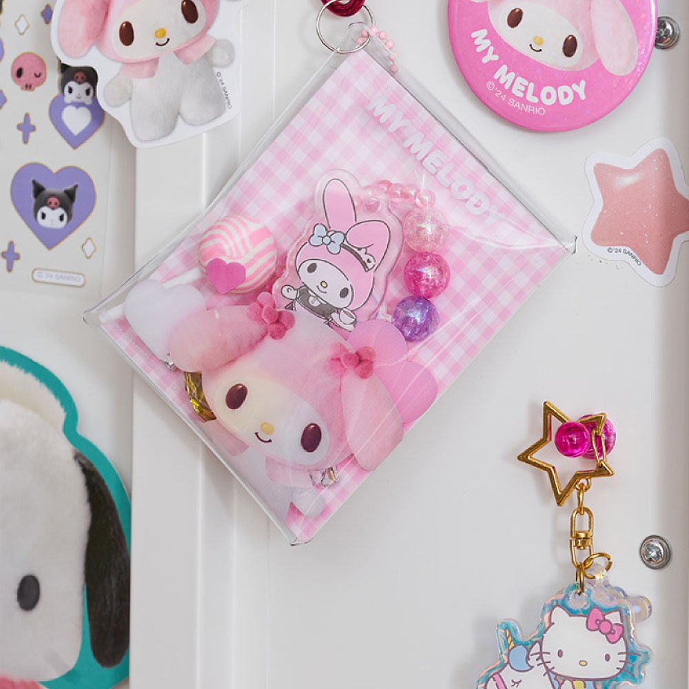 Sanrio Characters Clear Pocket Pouch :Pompom