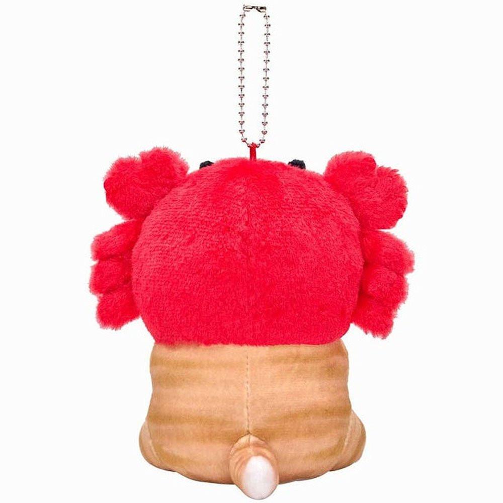 Officially licensed Mofusand cat in a red crab head costume