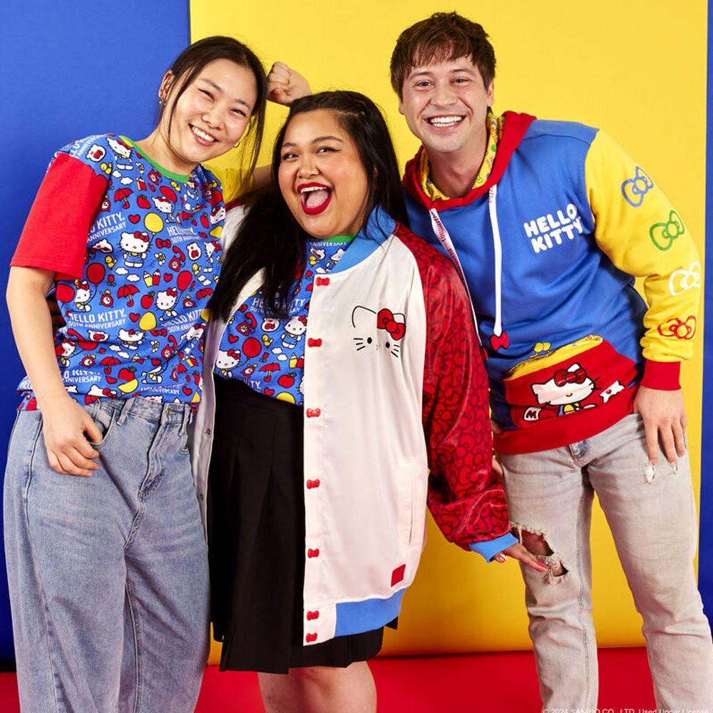 Sanrio Hello Kitty 50th Anniversary All-Over Print Unisex Tee