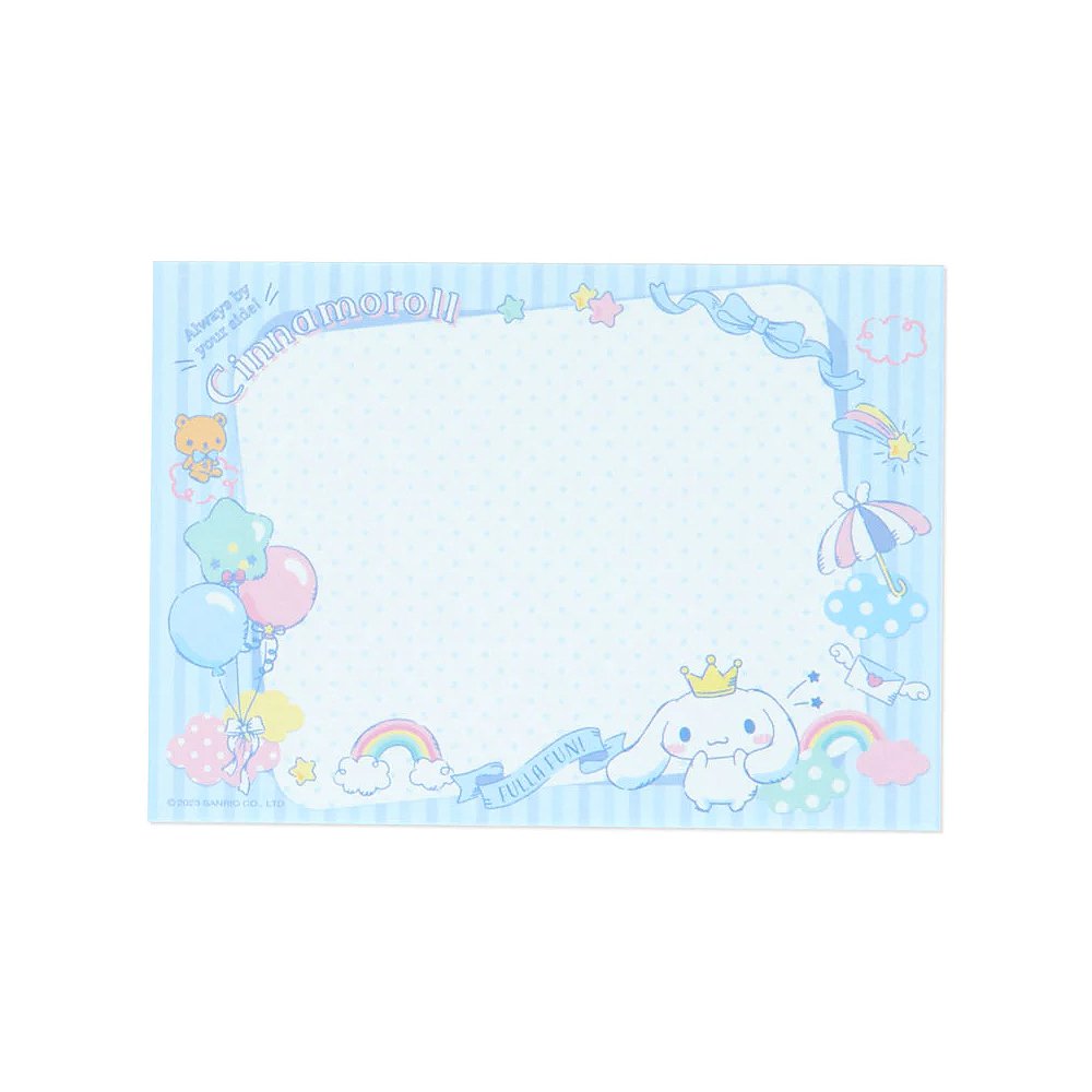 Sanrio Cinnamoroll Memo Pad & Sticker Set
