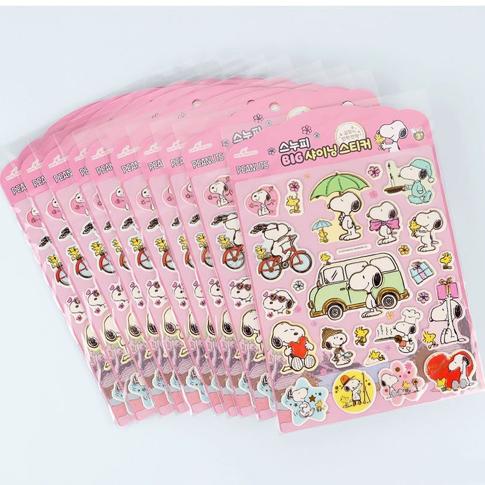 Peanuts Snoopy Big Shining Sticker