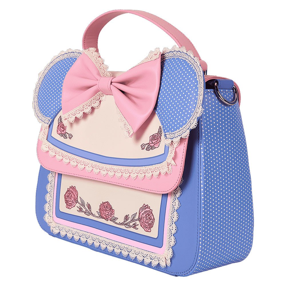 Loungefly x Minnie Mouse Floral and Lace Crossbody Bag