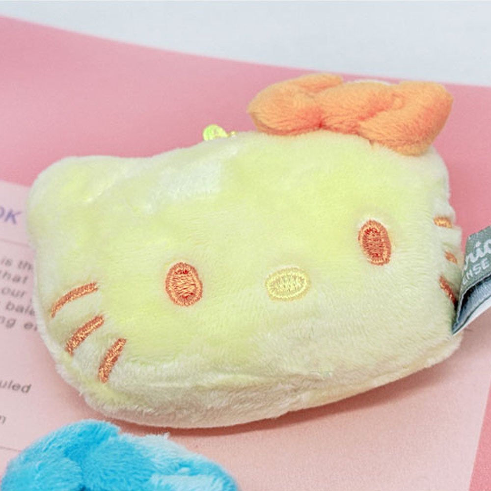 Sanrio Hello Kitty Color Face Plush Keychain