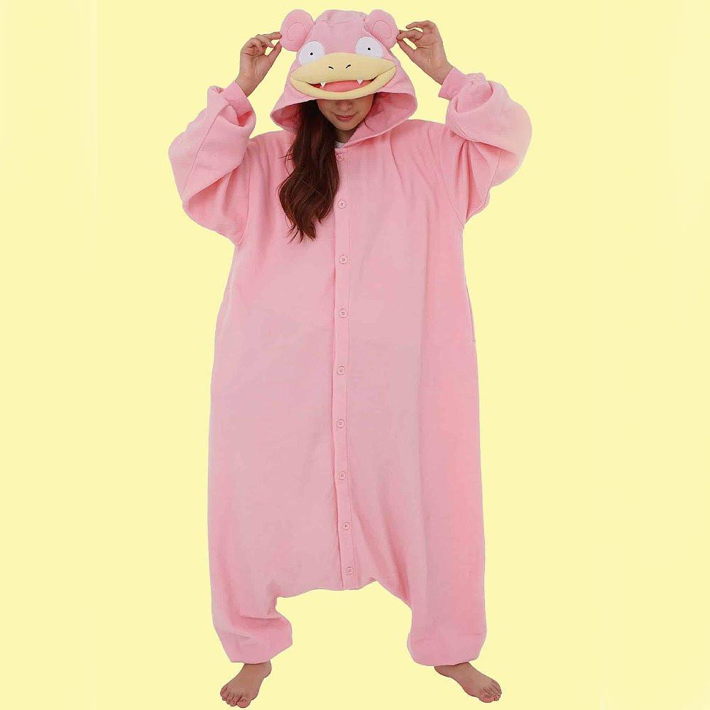 Pokemon Slowpoke Costume Kigurumi Jumpsuit