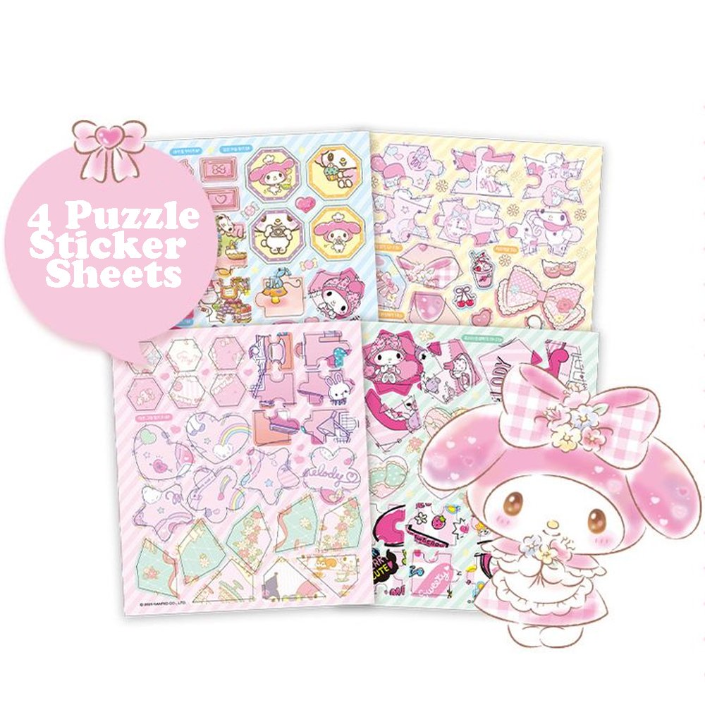 My Melody Puzzle Sticker Book