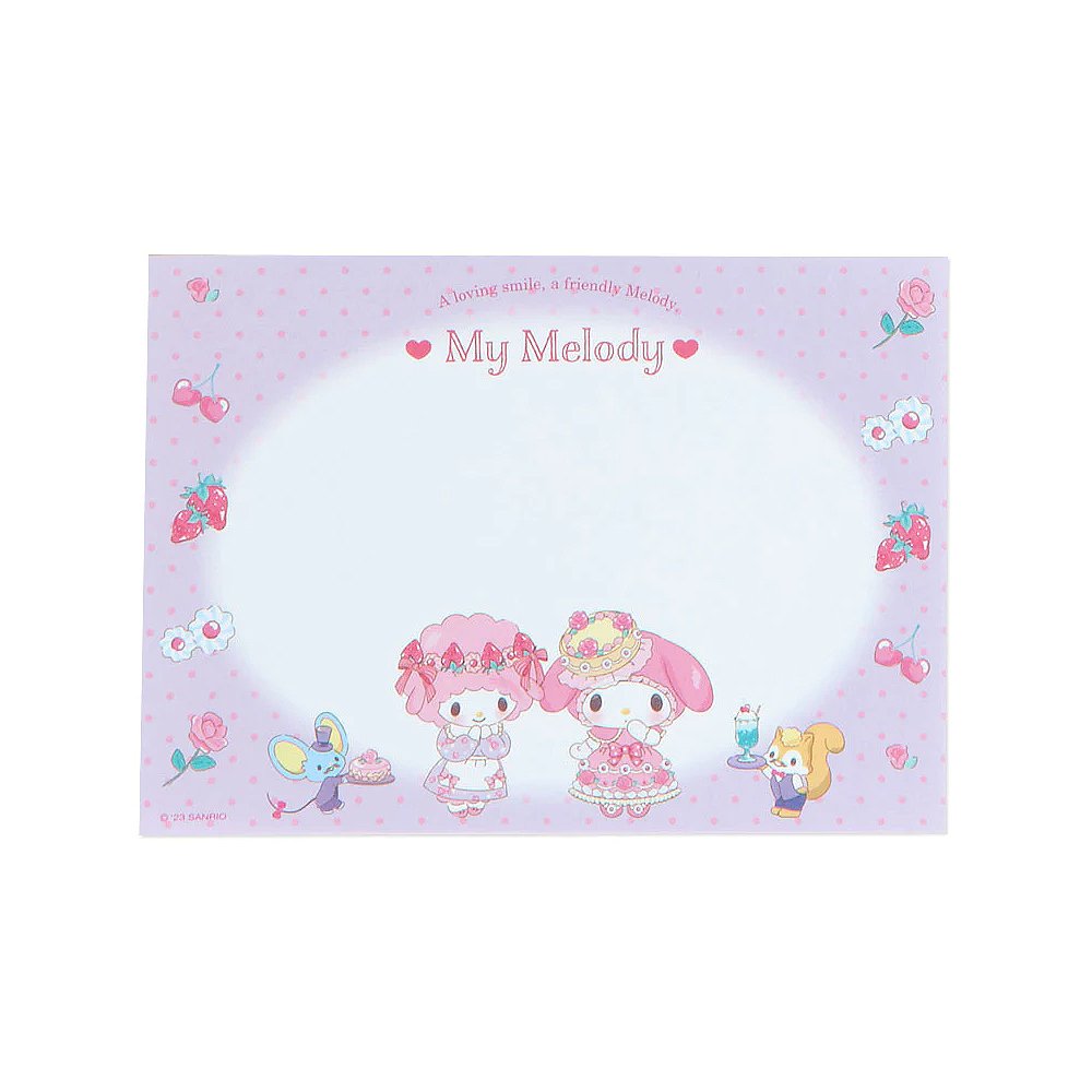 Sanrio My Melody Memo Pad & Sticker Set