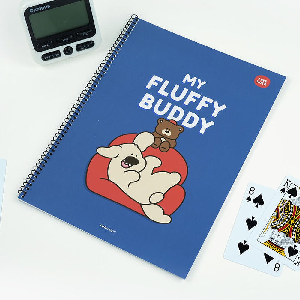 My Fluffy Buddy Spring Notebook