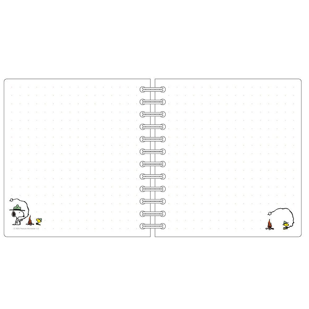 Peanuts Snoopy Friends 4-Tab Index Notebook