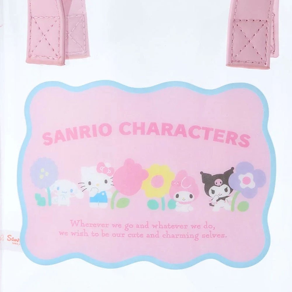 Sanrio Characters PVC Shoulder Bag :Pastel Check