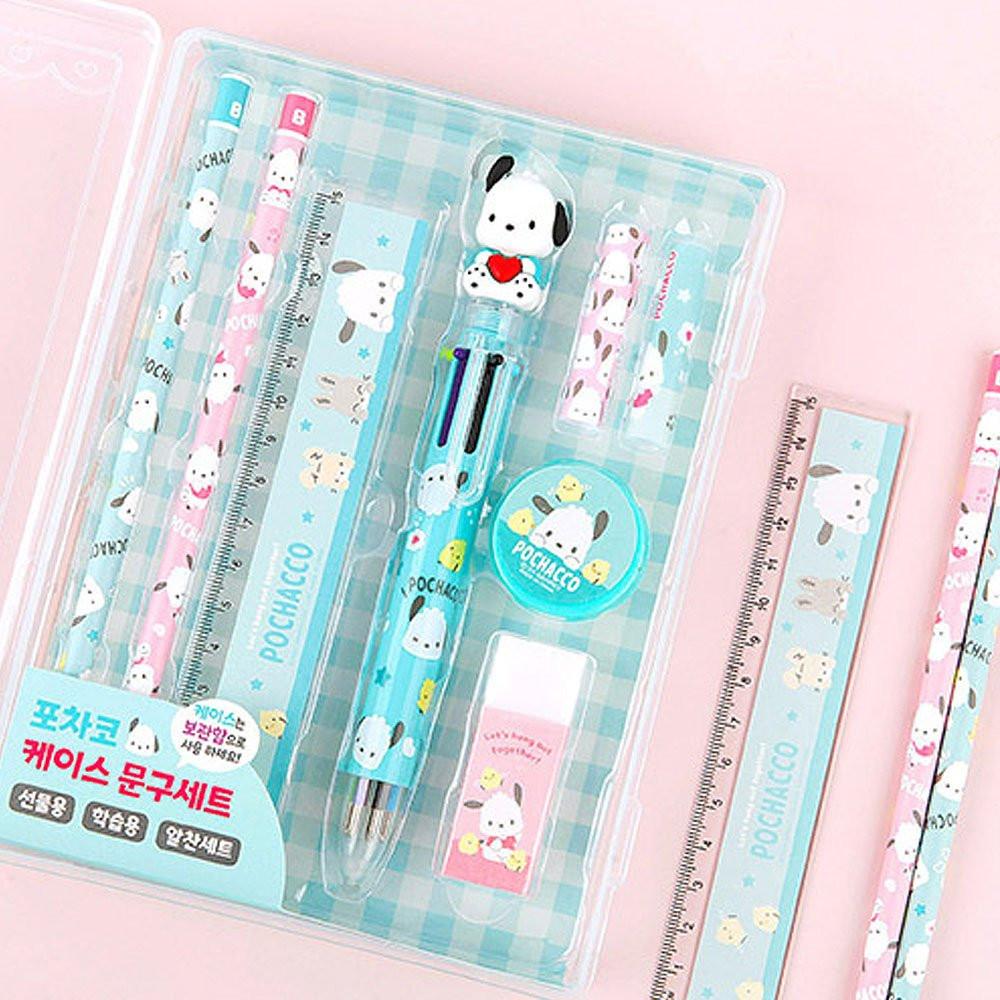 Sanrio Pochacco Case Stationery Set