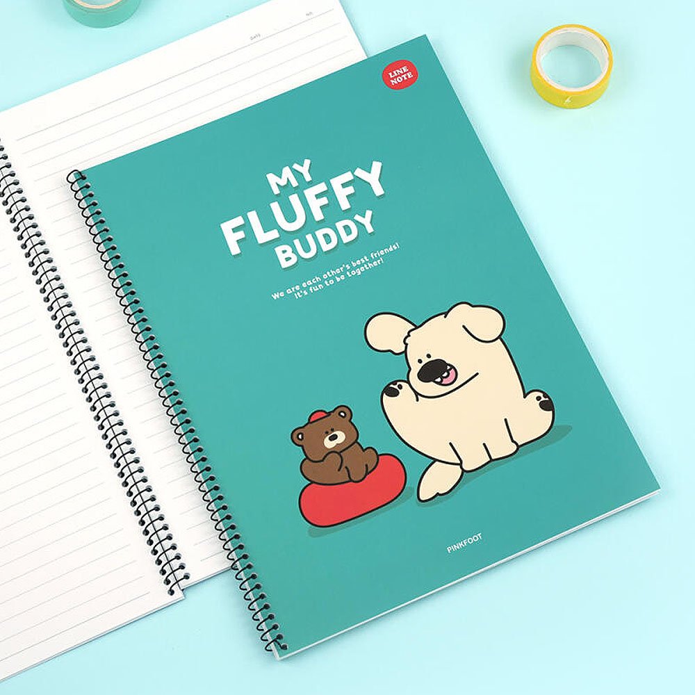My Fluffy Buddy Spring Notebook