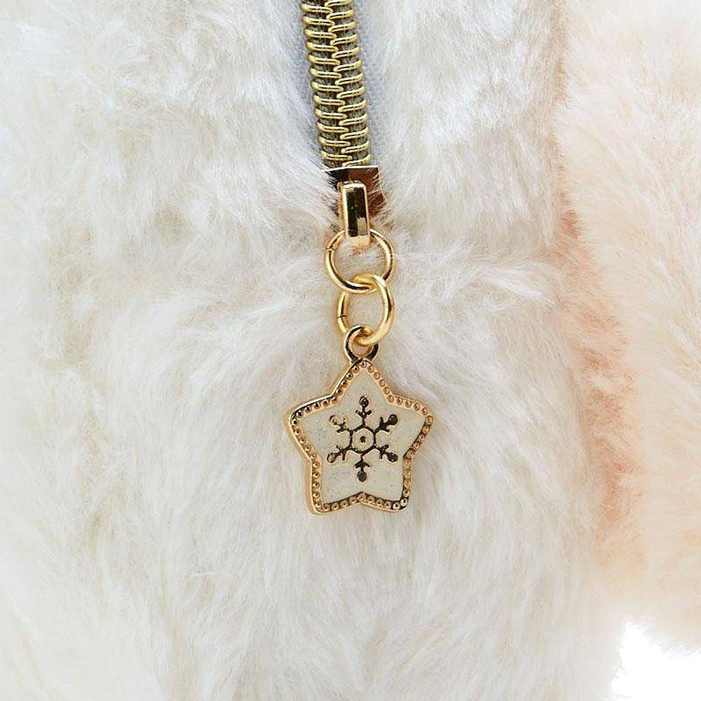 Pochacco Fluffy Plush Clutch: White Gold