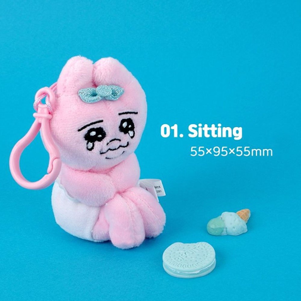 Opanchu-Usagi Sitting & Standing Clip-On Mascot