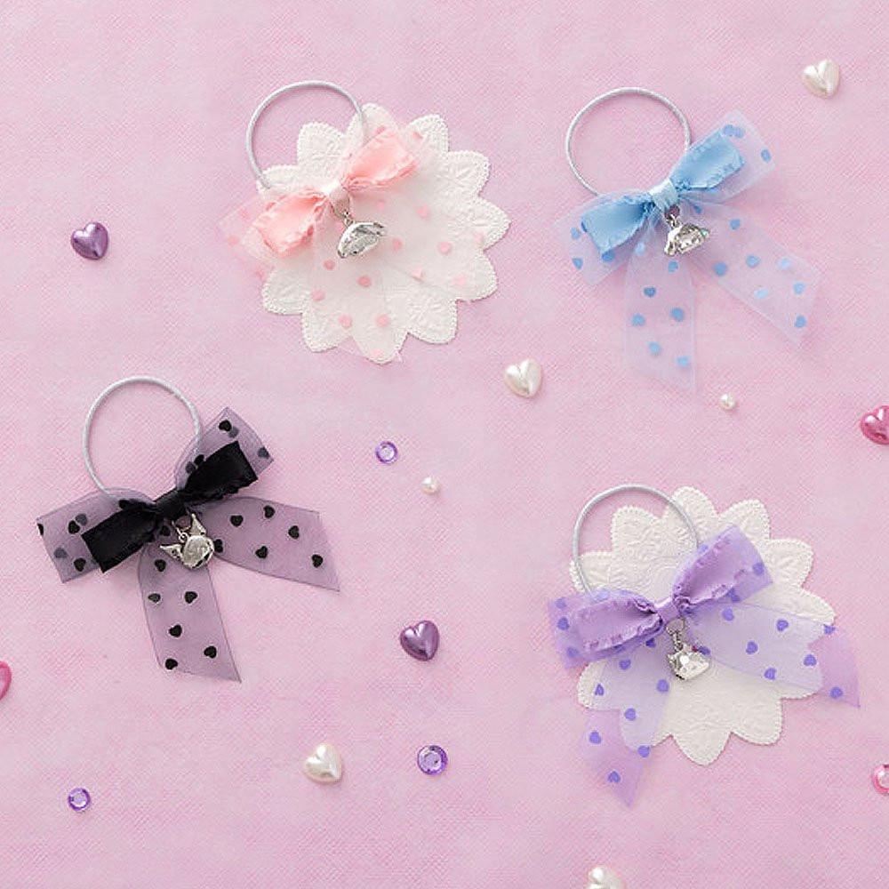 Sanrio Characters Ribbon Ponytail Holder with Charm