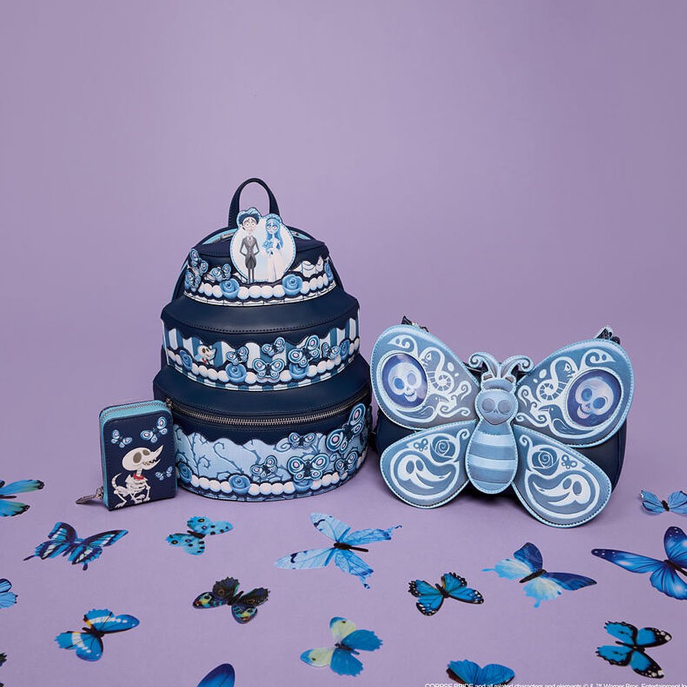 Loungefly x Corpse Bride Scraps Accordion Zip Around Wallet