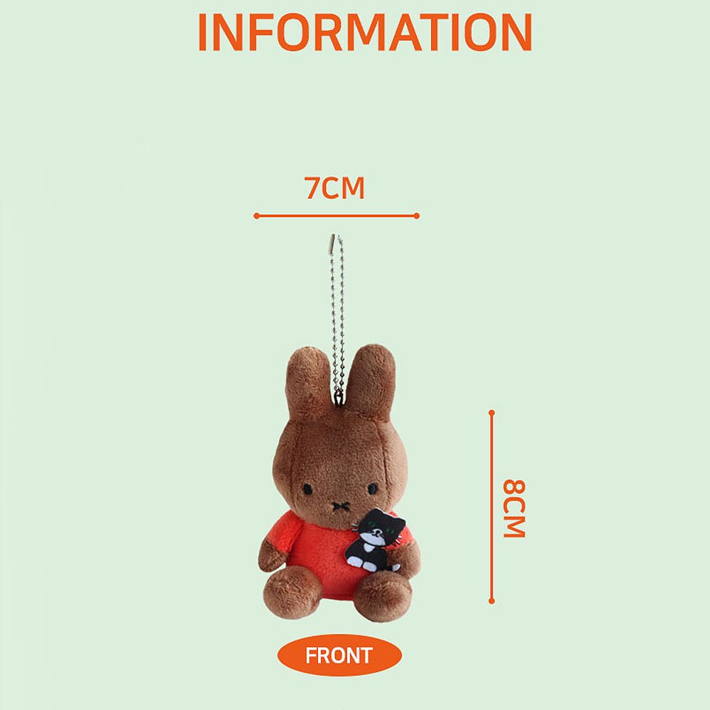 Miffy Bunny Plush keychain, Miffy Plush Toy, Miffy stuffed animal, Miffy keychain, Miffy Plushies, Miffy plush toys, Miffy backpack clip toys