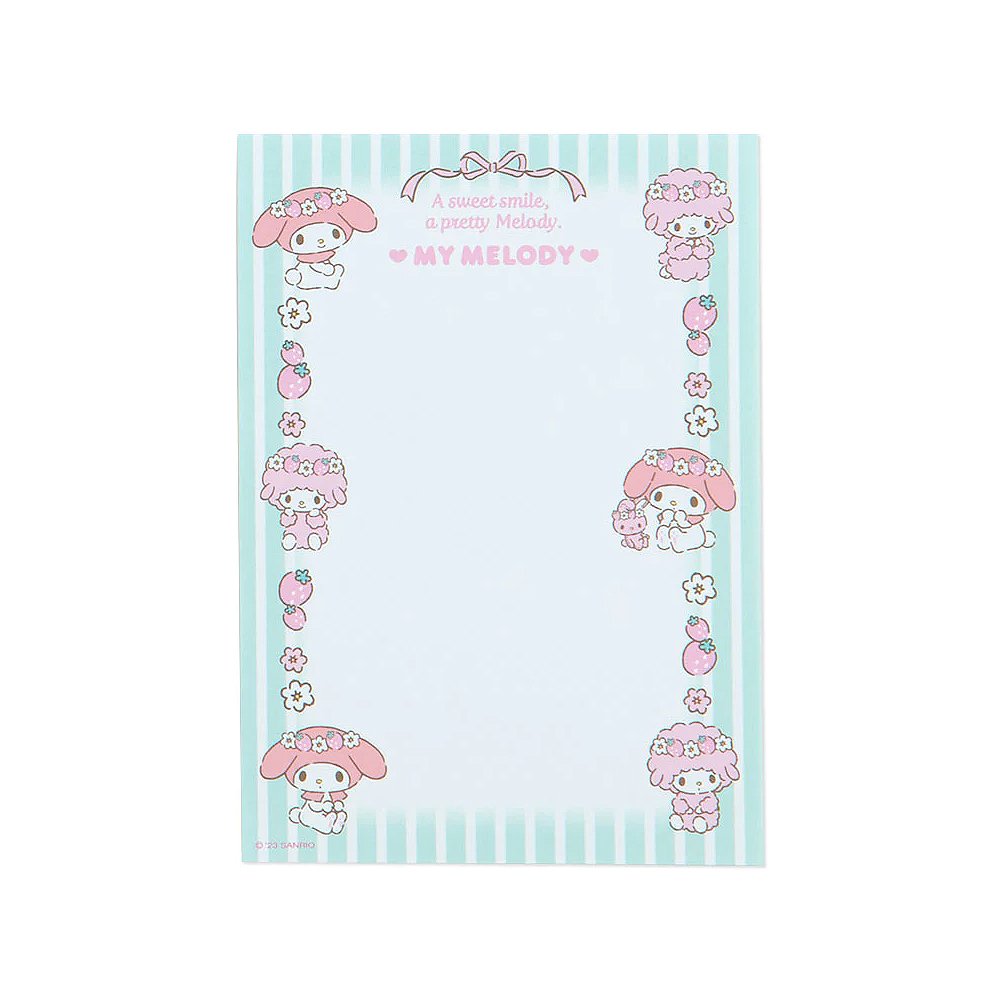 Sanrio My Melody Memo Pad & Sticker Set