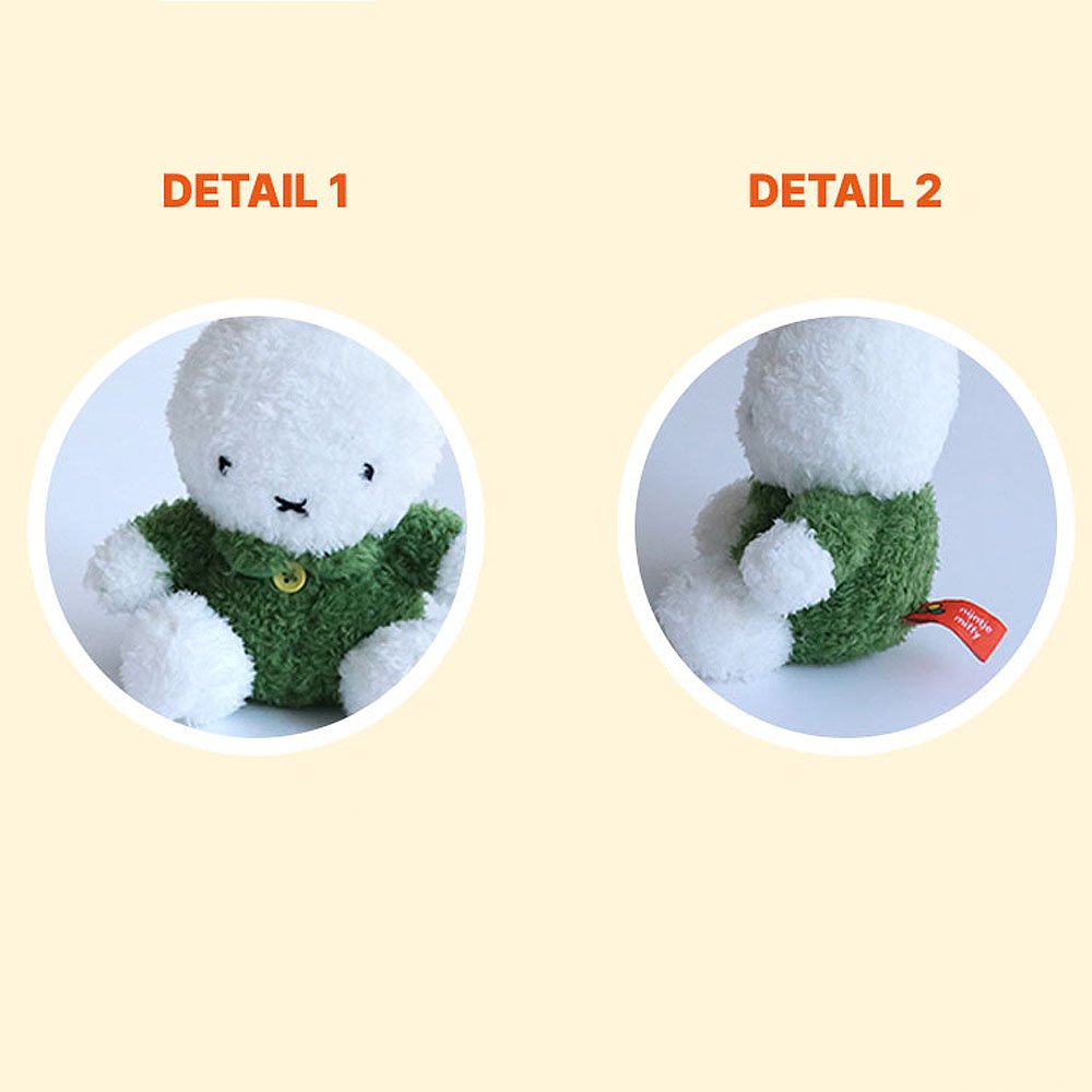 Miffy Sitting Clip-On Plush: Green