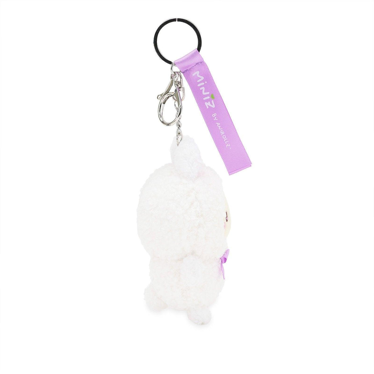 Anirollz Miniz Bunny Costume Bunniroll Plush Charm Keychain