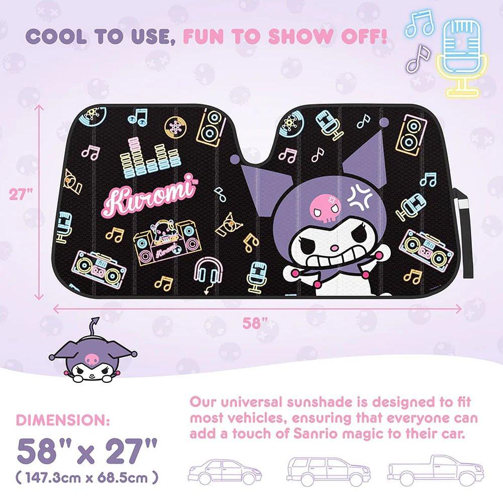 Sanrio Kuromi Car Sunshade