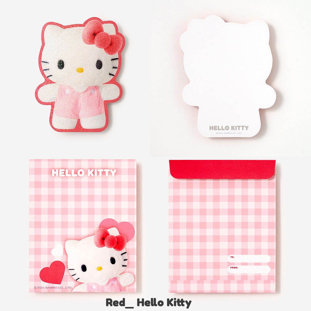 Sanrio Letter Card, Letter card and envelopes, Hello Kitty Letter card and envelopes, My Melody Letter card and envelopes, Cinnamoroll Letter card and envelopes, Pochacco Letter card and envelopes, Kuromi Letter card and envelopes, Invitaions card