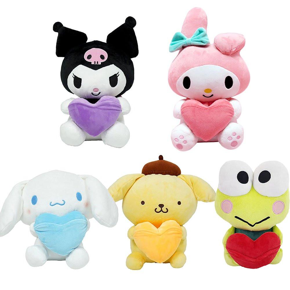 Sanrio Characters Heart Plush