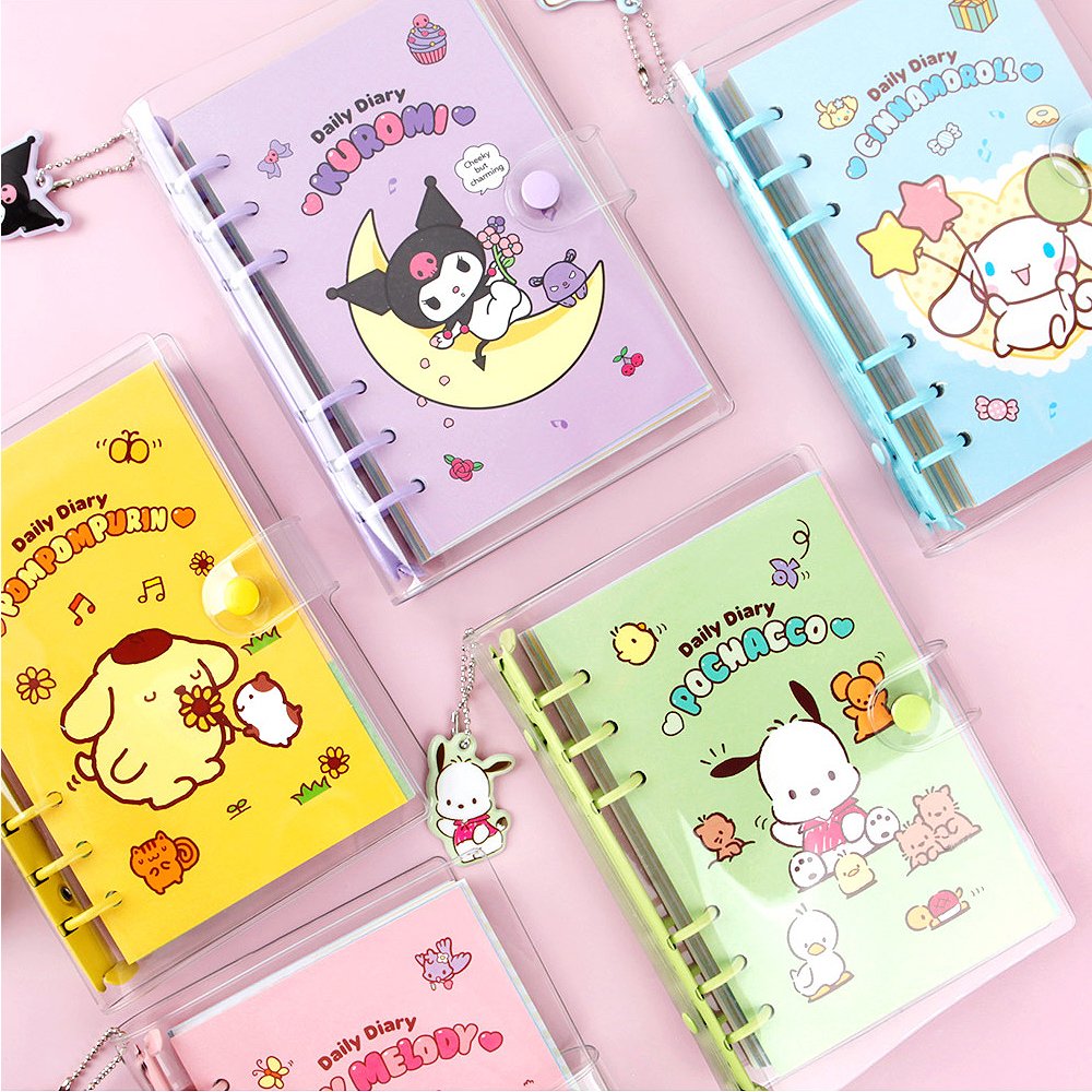 Sanrio Cinnamoroll 6 Ring Planner with Charm